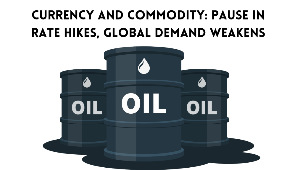 Currency and Commodity: Pause in Rate Hikes, Global Demand&nbsp;Weakens